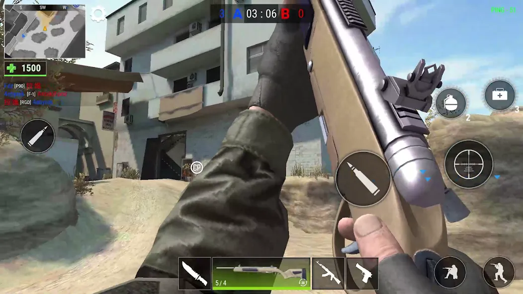 Modern Gun: Shooting War Games (Модерн Ган)  [МОД Menu] Screenshot 4