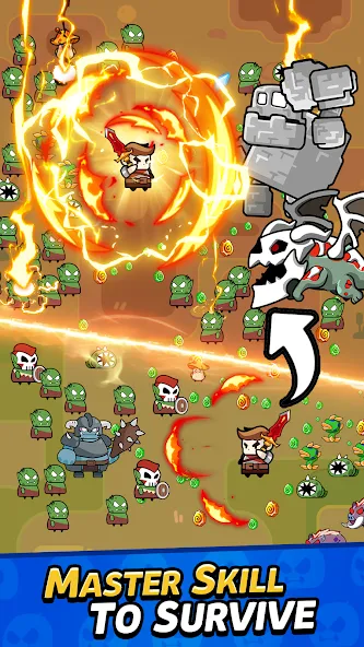 Solo Survivor IO Game (Монстер Ворлд)  [МОД Unlocked] Screenshot 4