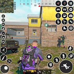 Взломанная FPS Encounter Strike Offline (ФПС Энкаунтер Страйк Оффлайн)  [МОД Меню] - полная версия apk на Андроид