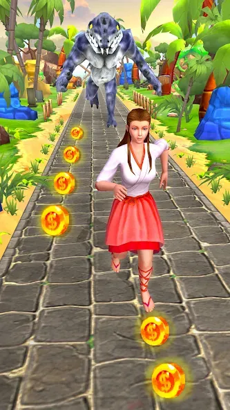 Jungle Run Temple Escape Games  [МОД Все открыто] Screenshot 2