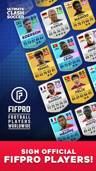 Ultimate Clash Soccer (Ултимейт Драфт Соккер)  [МОД Menu] Screenshot 2