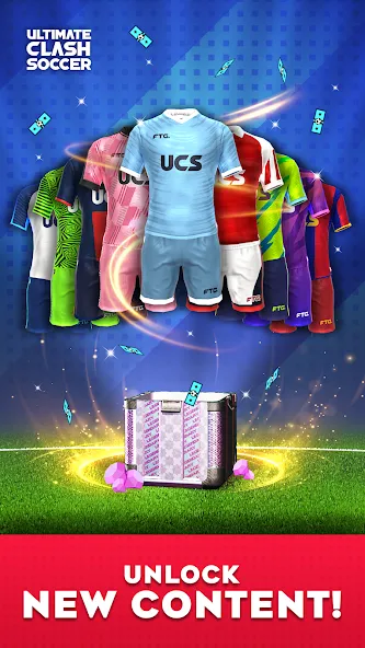 Ultimate Clash Soccer (Ултимейт Драфт Соккер)  [МОД Menu] Screenshot 4