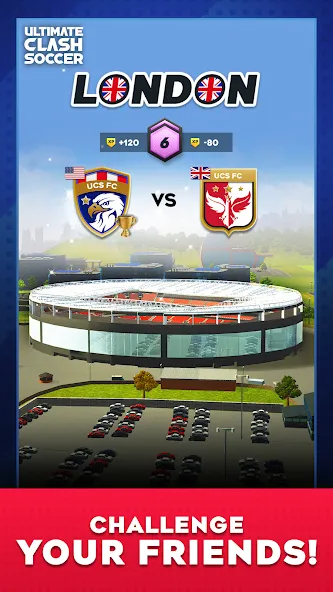 Ultimate Clash Soccer (Ултимейт Драфт Соккер)  [МОД Menu] Screenshot 5