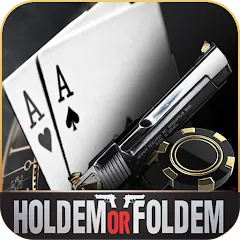 Скачать взломанную Holdem or Foldem - Texas Poker (Холдем или Фолдем)  [МОД Много монет] - полная версия apk на Андроид