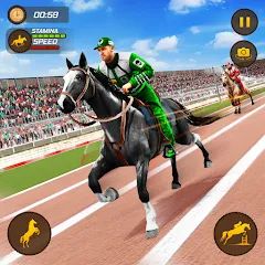 Скачать взломанную Horse Racing Game: Horse Games  [МОД Бесконечные монеты] - стабильная версия apk на Андроид