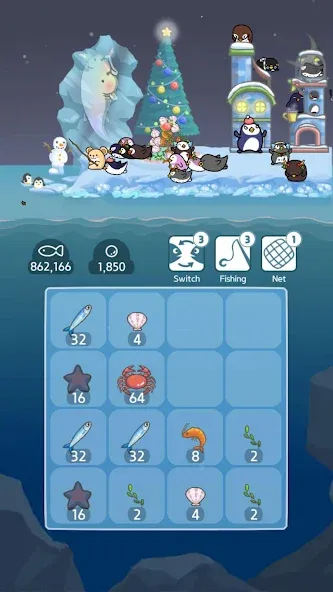 2048 Penguin Island  [МОД Mega Pack] Screenshot 1