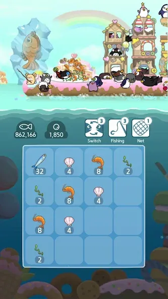 2048 Penguin Island  [МОД Mega Pack] Screenshot 2
