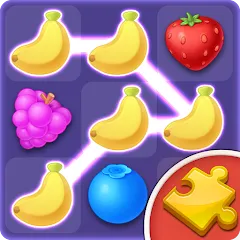 Взломанная Jigsaw: Fruit Link Blast (Джигсоу)  [МОД Unlimited Money] - стабильная версия apk на Андроид