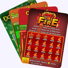 Скачать взломанную Lottery Scratchers Ticket Off (Лотерейный билет на ободрителейскретчи)  [МОД Все открыто] - последняя версия apk на Андроид