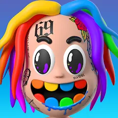 Взломанная 6ix9ine Runner (икс9айн Раннер)  [МОД Много денег] - стабильная версия apk на Андроид