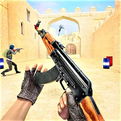 Скачать взлом Commando Gun Shooting Games  [МОД Бесконечные деньги] - полная версия apk на Андроид