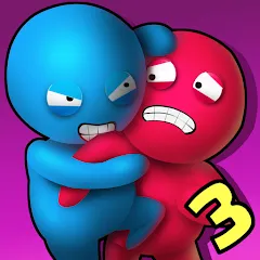 Взлом Noodleman Party: Fight Games (Нудлман Пати)  [МОД Много монет] - последняя версия apk на Андроид