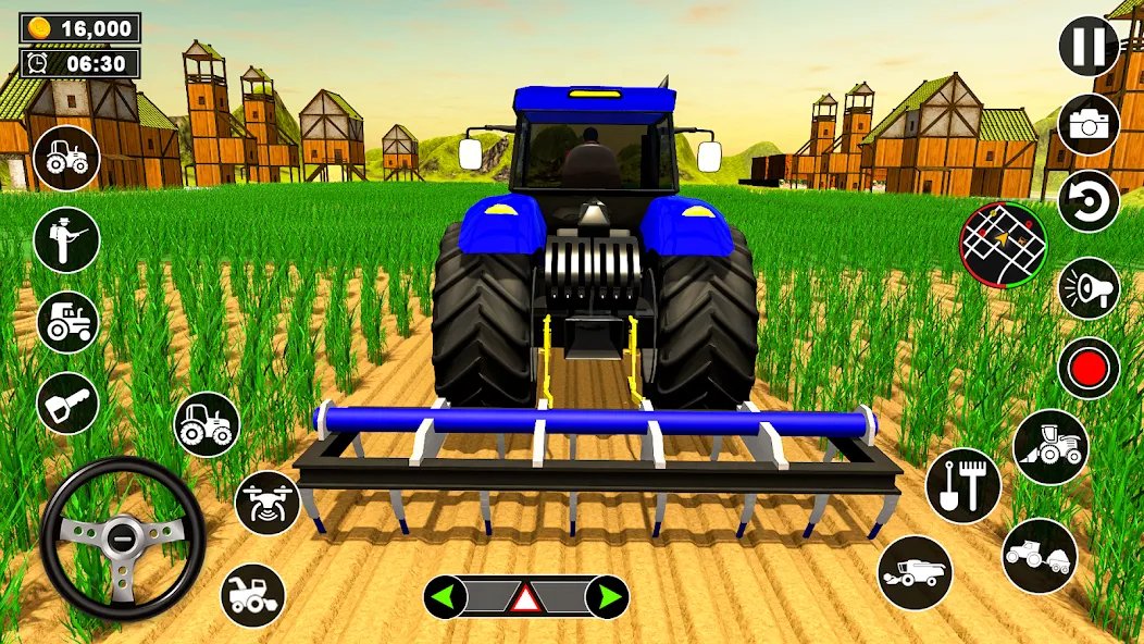 Real Tractor Driving Simulator (Реальный симулятор вождения трактора)  [МОД Unlimited Money] Screenshot 3