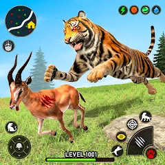 Взломанная Tiger Games: Tiger Sim Offline  [МОД Unlocked] - полная версия apk на Андроид