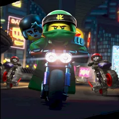 Взломанная Go Ninja Moto Race (Го Ниндзя Мото Гонка)  [МОД Много денег] - последняя версия apk на Андроид
