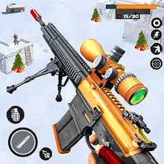 Скачать взломанную Banduk Game - Sniper Gun Games (Снайперская Война 3D)  [МОД Меню] - стабильная версия apk на Андроид