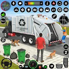 Взломанная Truck Driving Games Truck Game (Трак Драйвинг игры Трак игра)  [МОД Mega Pack] - последняя версия apk на Андроид