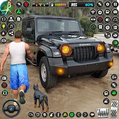 Взлом Jeep Driving Simulator offRoad (Джип Драйвинг Симулятор вне дороги)  [МОД Много денег] - полная версия apk на Андроид