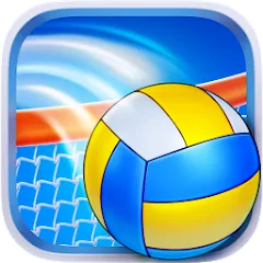 Скачать взломанную Volleyball Champions 3D - Onli  [МОД Бесконечные монеты] - полная версия apk на Андроид