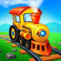 Скачать взломанную Train Games for Kids: station  [МОД Бесконечные деньги] - последняя версия apk на Андроид