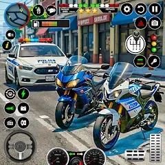 Скачать взломанную NYPD Police Car Parking Game  [МОД Много денег] - последняя версия apk на Андроид