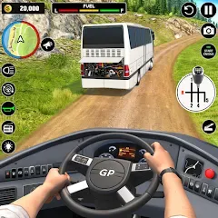 Взломанная Offroad Bus Simulator Bus Game (Оффроуд Автобус Симулятор Игра)  [МОД Все открыто] - стабильная версия apk на Андроид