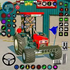Взломанная Tractor Driving - Tractor Game  [МОД Бесконечные монеты] - последняя версия apk на Андроид