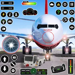 Взлом Pilot Simulator: Airplane Game  [МОД Все открыто] - последняя версия apk на Андроид