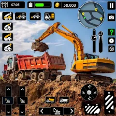 Взломанная Snow Offroad Construction Game  [МОД Unlimited Money] - полная версия apk на Андроид