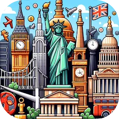 Скачать взлом Capitals of the World - Quiz 1  [МОД Меню] - последняя версия apk на Андроид