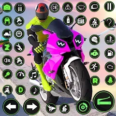 Взлом Racing Bike Stunt Games Master (Гонки на мотоциклах Мастер игр в трюки)  [МОД Бесконечные деньги] - полная версия apk на Андроид
