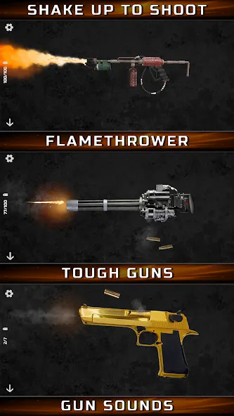 Gun Simulator : Tough Guns  [МОД Unlimited Money] Screenshot 1