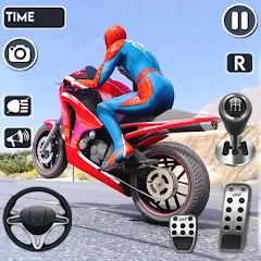 Скачать взлом Spider Bike Stunt 3D Mega Ramp  [МОД Много монет] - последняя версия apk на Андроид