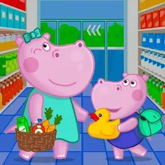 Взломанная Kids Supermarket: Shopping  [МОД Бесконечные монеты] - полная версия apk на Андроид