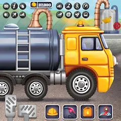 Скачать взломанную Oil Tanker Truck Games  [МОД Unlocked] - последняя версия apk на Андроид