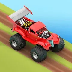 Скачать взломанную MMX Hill Dash 2 – Offroad Truc (ММХ Хилл Даш 2)  [МОД Все открыто] - последняя версия apk на Андроид