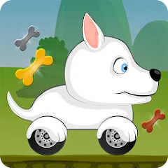 Взломанная Racing games for kids - Dogs  [МОД Menu] - стабильная версия apk на Андроид