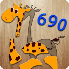 Взломанная 690 Puzzles for preschool kids  [МОД Все открыто] - последняя версия apk на Андроид