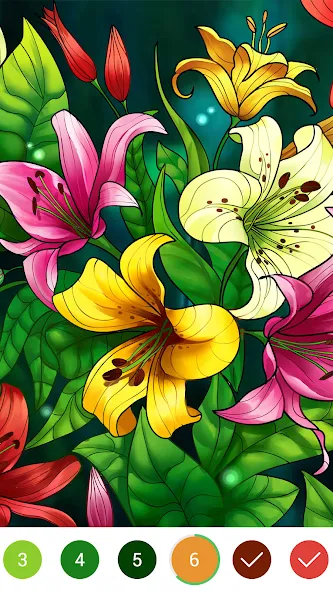 Coloring Book: Color by Number (Колоринг Бук)  [МОД Много монет] Screenshot 1