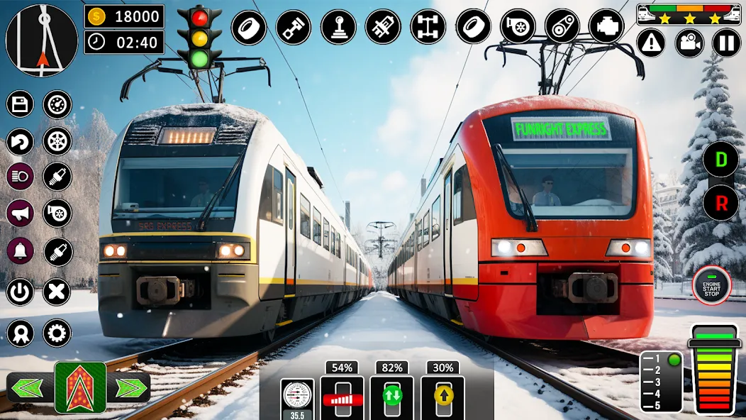 City Train Games Driver Sim 3D  [МОД Много денег] Screenshot 2