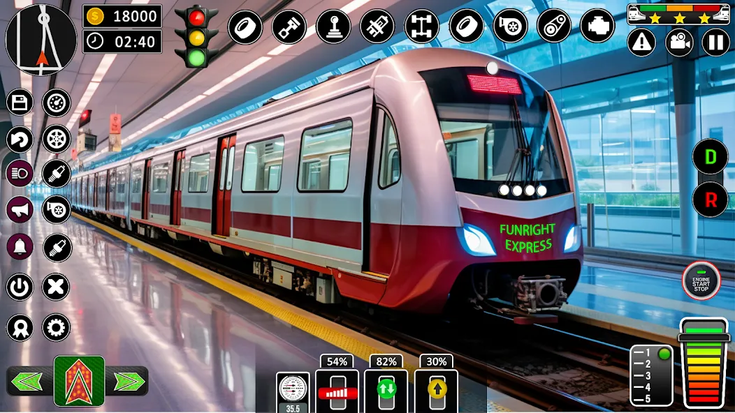 City Train Games Driver Sim 3D  [МОД Много денег] Screenshot 5