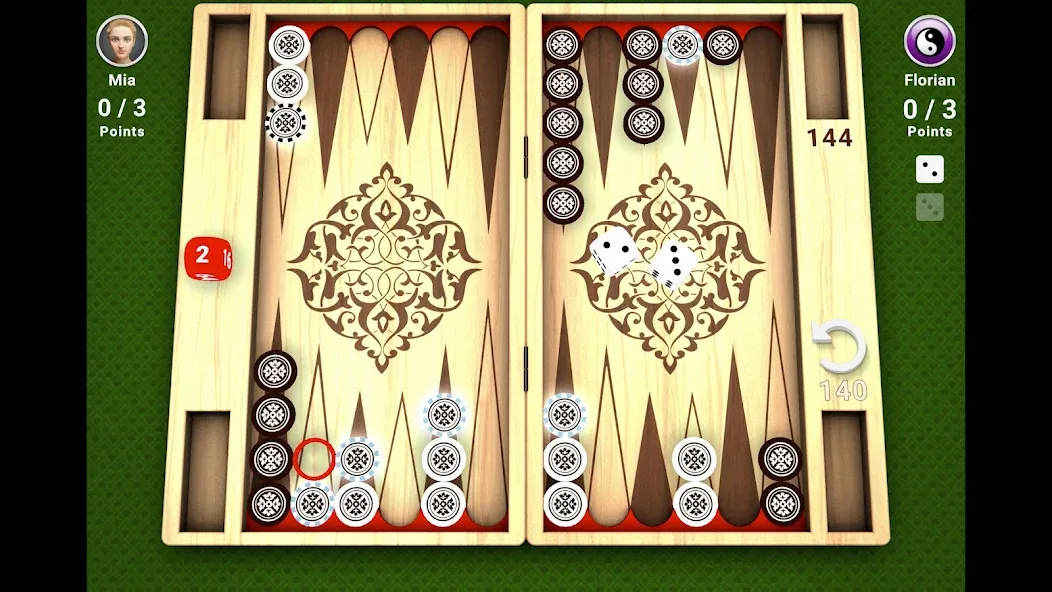 Backgammon -  Board Game  [МОД Все открыто] Screenshot 5