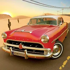 Скачать взлом Long Road Trip - Car Driving (Лонг Роуд Трип)  [МОД Mega Pack] - стабильная версия apk на Андроид