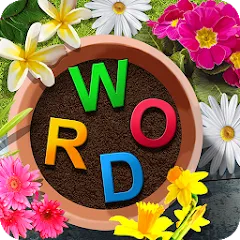 Скачать взломанную Word Garden : Crosswords (Уорд Гарден)  [МОД Бесконечные монеты] - стабильная версия apk на Андроид