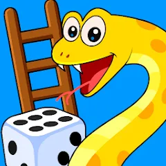 Взломанная Snake and Ladder Games  [МОД Unlocked] - стабильная версия apk на Андроид