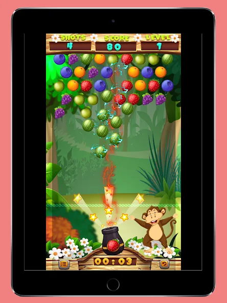 Fruits Shooter Pop (Фрутс Шутер Поп)  [МОД Бесконечные деньги] Screenshot 4