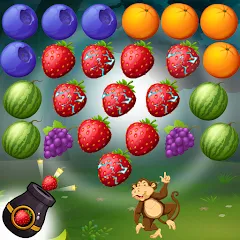 Скачать взломанную Fruits Shooter Pop (Фрутс Шутер Поп)  [МОД Бесконечные деньги] - полная версия apk на Андроид