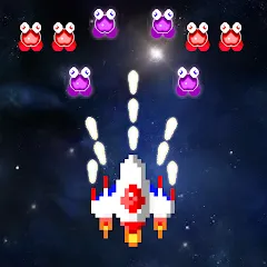 Взлом Galaxiga Retro Arcade Action (Галаксига Ретро Аркейд Экшн)  [МОД Бесконечные монеты] - последняя версия apk на Андроид