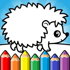 Взлом Easy coloring book for kids  [МОД Mega Pack] - полная версия apk на Андроид