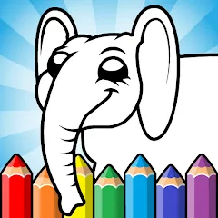 Взлом Easy coloring pages for kids  [МОД Menu] - последняя версия apk на Андроид